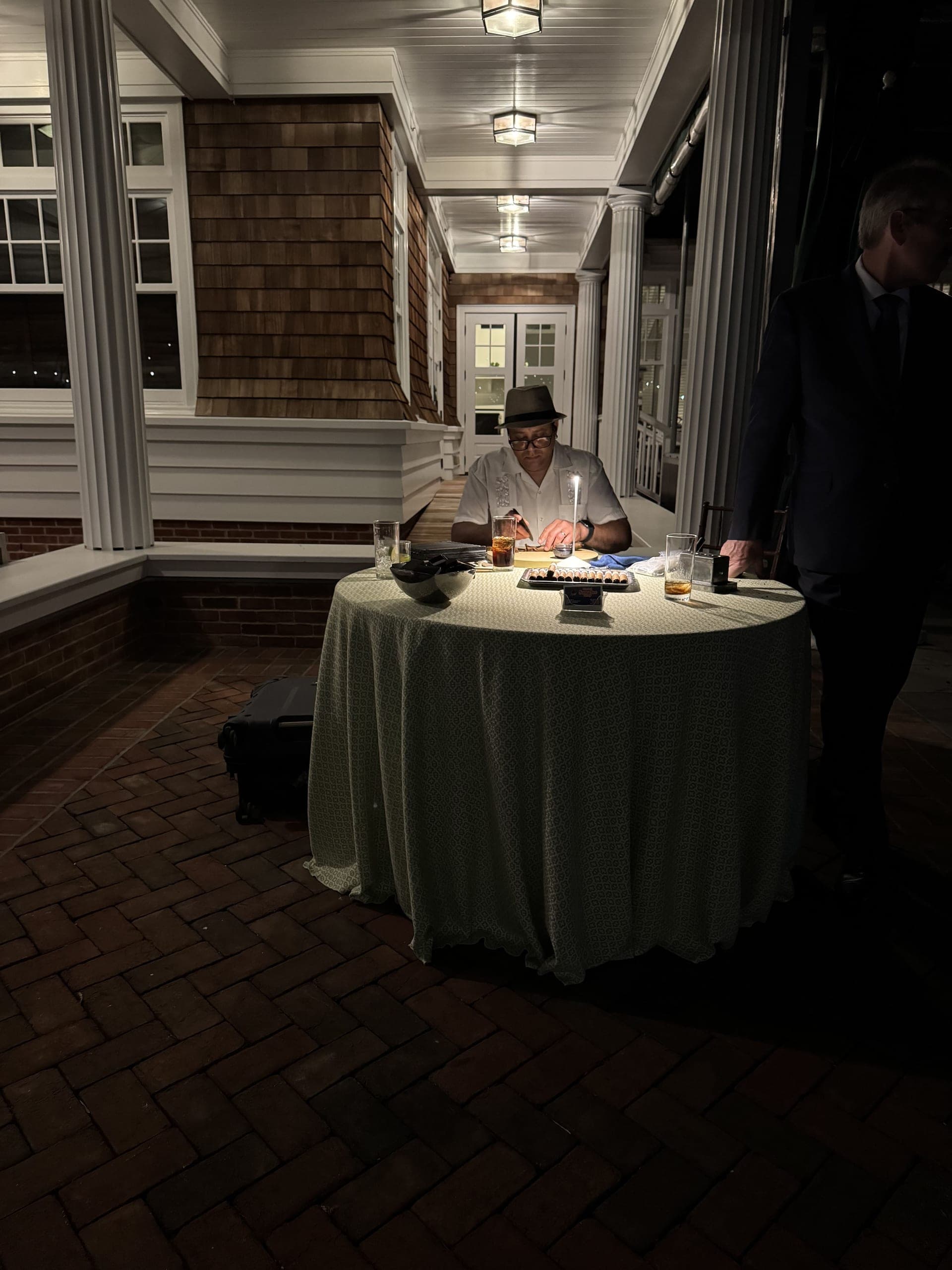 Luxury cigar gathering detail